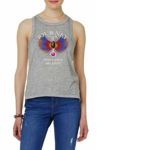 Journey Tour 81 jazz rock Official Burnout Muscle Tank Top M NWT